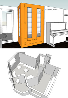 architecture intérieure 3D